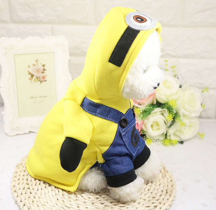 Cute Minion Pet Outfit