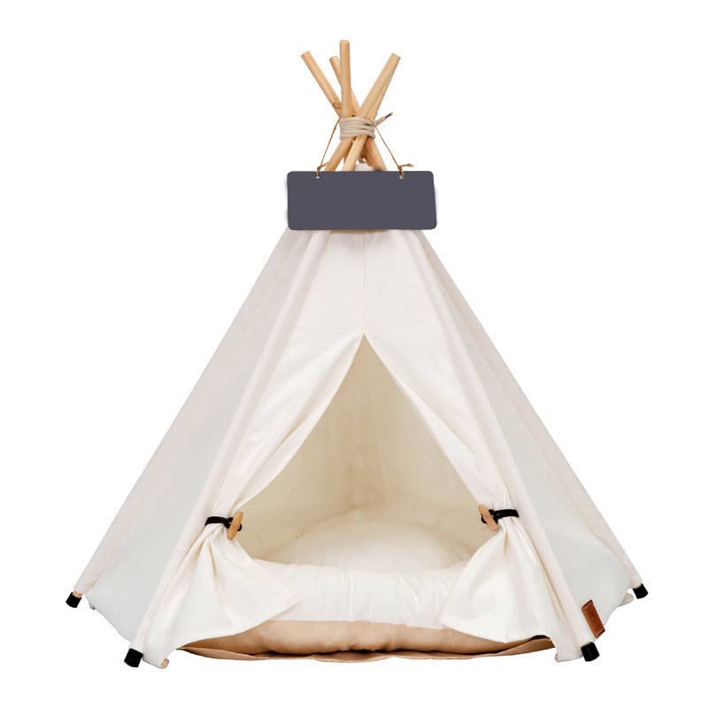 Pet Teepee Retreat with Thick Mat